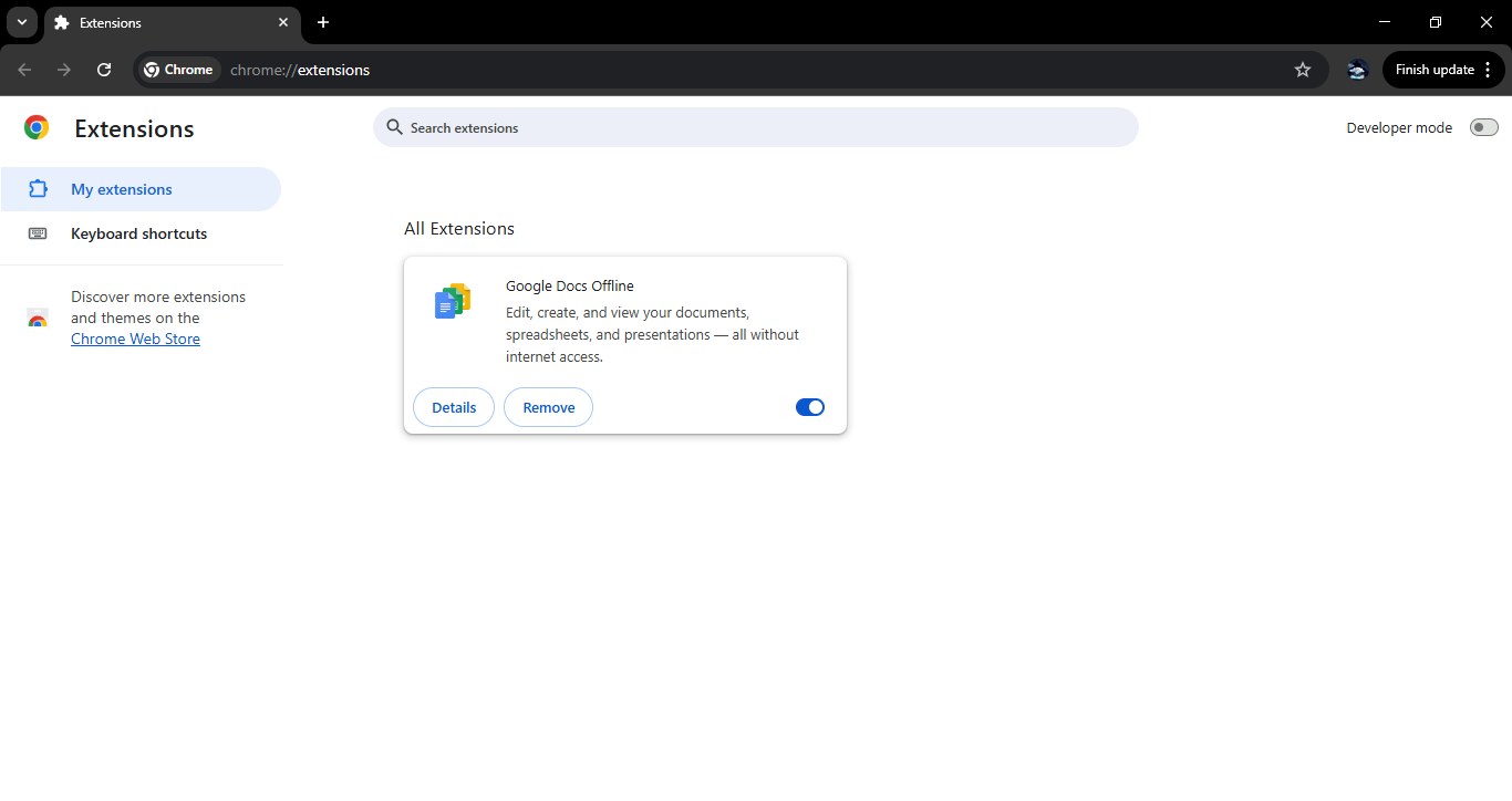Drag and Drop Extension