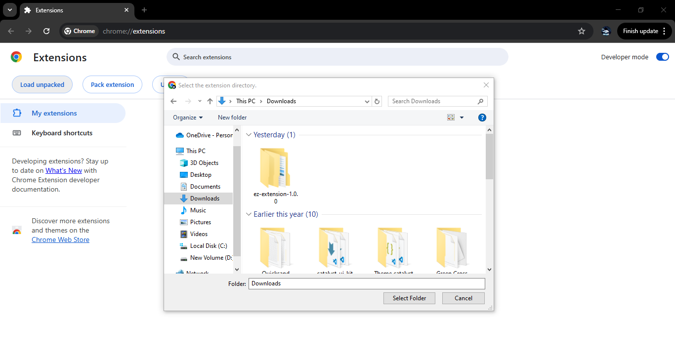 Drag and Drop Extension